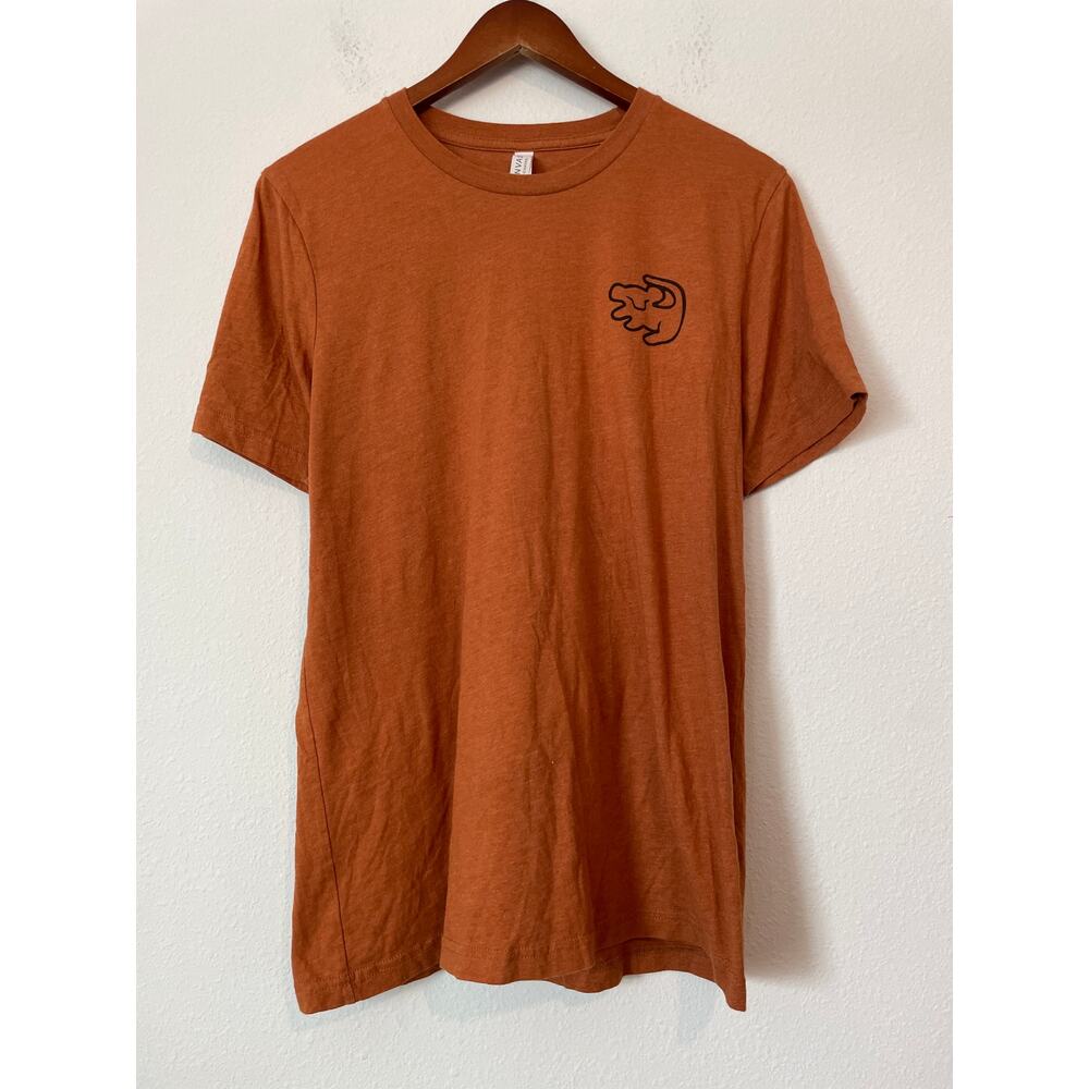 DISNEY Inspired Lion King Orange Short Sleeve Graphic T-Shirt